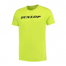 Dunlop Freizeit-Tshirt Essentials Basic (Baumwolle) 2022 gelb Herren